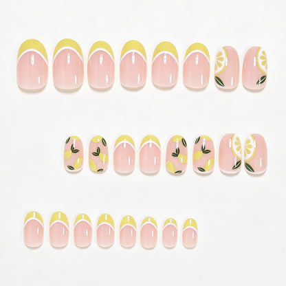 Zitrus-inspiriertes Nageldesign Brehn