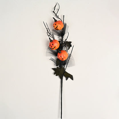 Gruselige Halloween Dekoration mit Augen und Glitzer