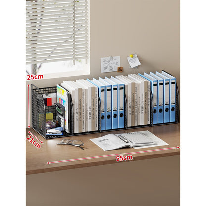 Mesh Desktop Multi-Compartment Datei- und Schreibwarenorganisator mit Stiftbecher
