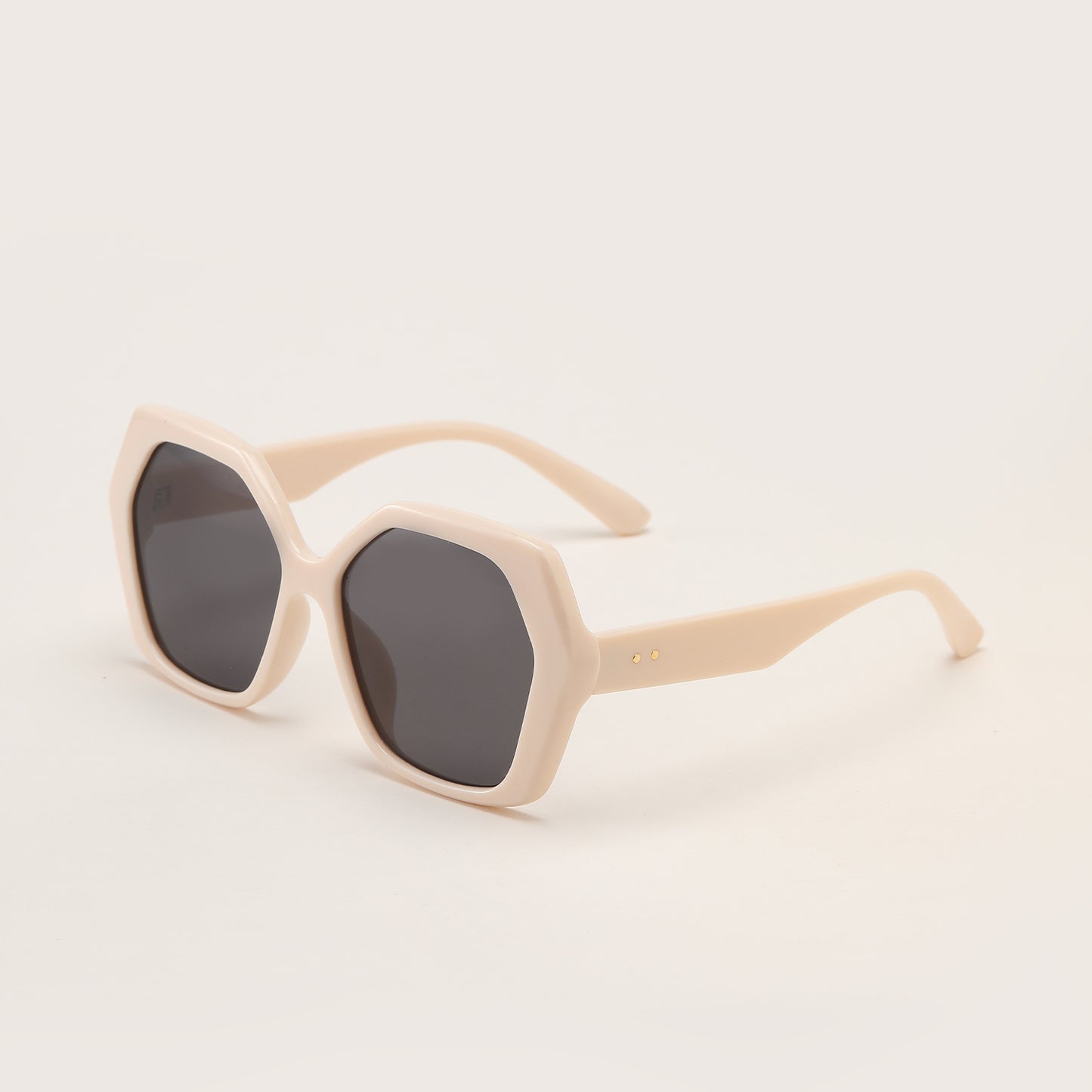 Damen geometrische Sonnenbrille mit auffälligem Design Brehn