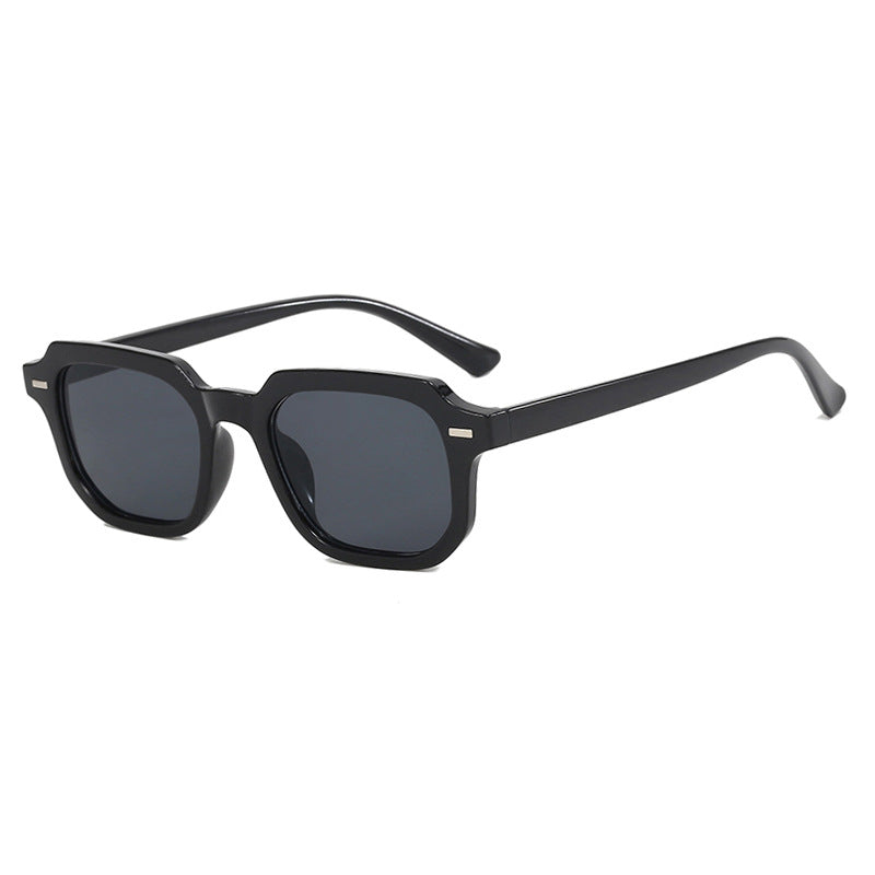 Damen quadratische Sonnenbrille mit stilvoller Rahmenstruktur und UV-Schutz Brehn