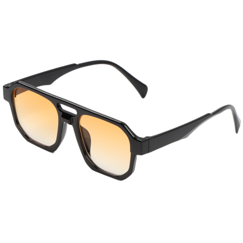 Damen moderne oversized Sonnenbrille mit eckigem Design Brehn