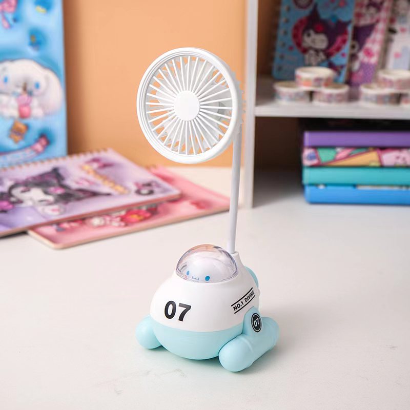 Unisex Tragbarer Mini-Ventilator im niedlichen Panda-Design Brehn