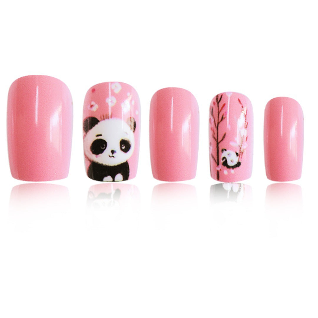 Thematic Panda Kunst Press-On Nagel Set Brehn