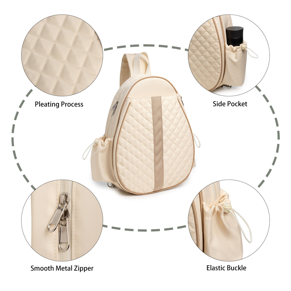 Elegante Tennisracket-Rucksack Brehn