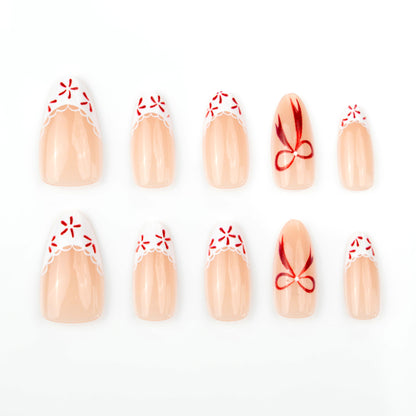 Elegantes, urlaubsinspiriertes Press-On-Nagelkunstset Brehn