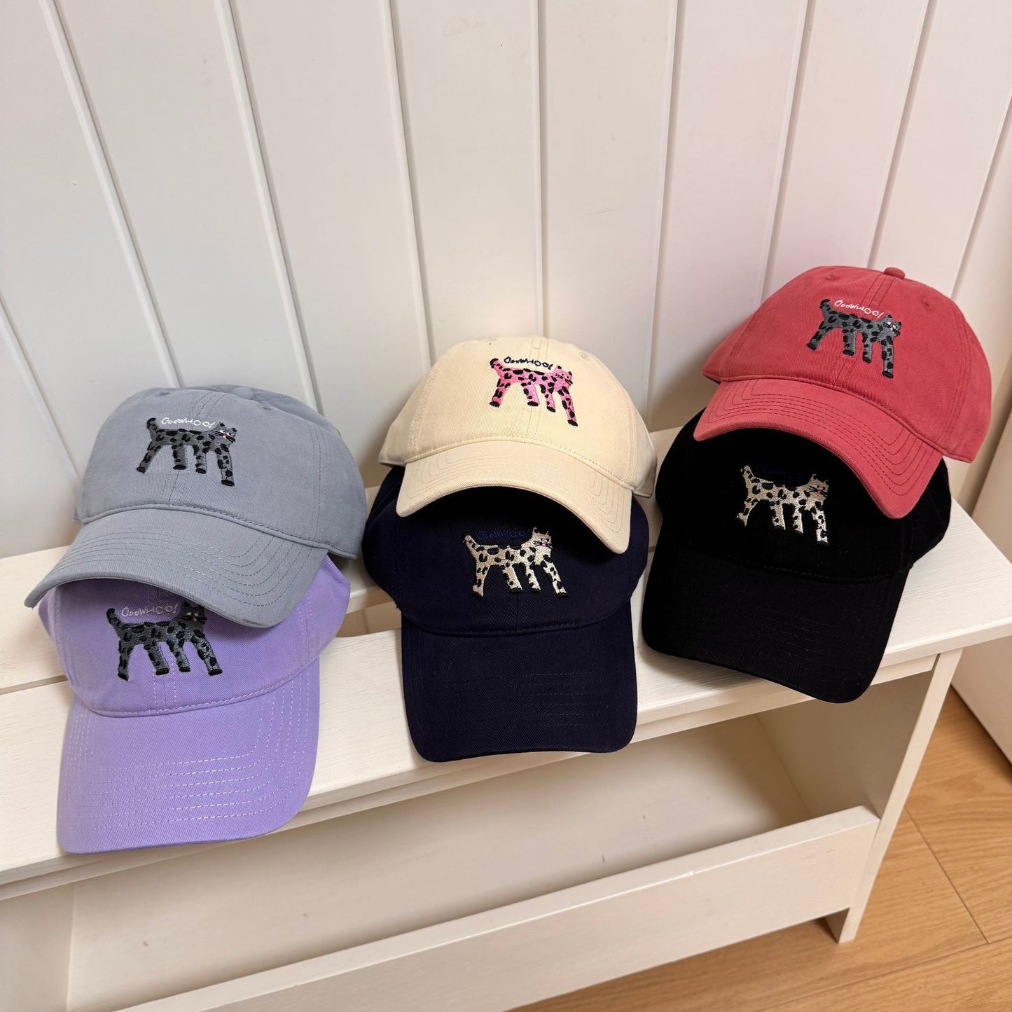 Damen Süßes Grafikbesticktes Baseballcap Brehn
