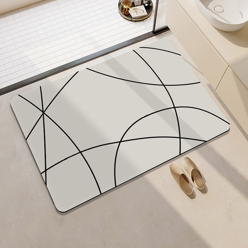 Geometrisches Muster weiche Badematte Brehn