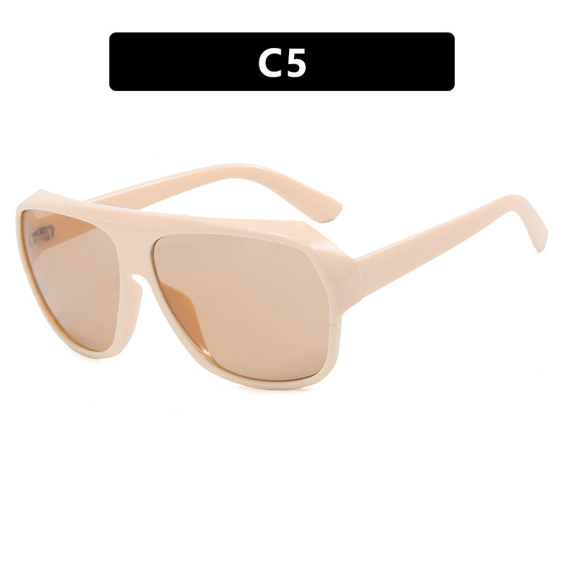 Damen modische Oversized-Sonnenbrille mit sportlichem Design Brehn