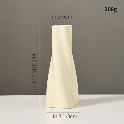 Abstrakte Twist-Form Dekorative Vase