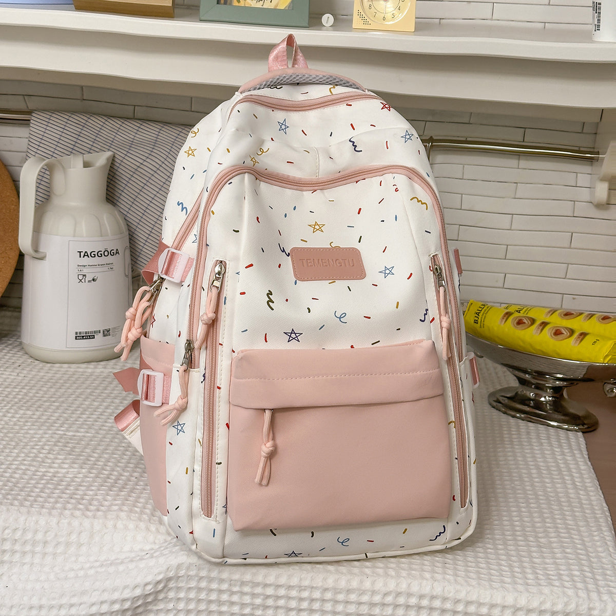 Trendy Dekorative Gemusterte Rucksack Brehn