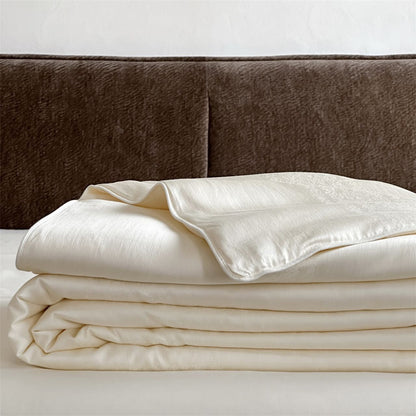Seidene Jacquard-Satin-Bettwäsche-Set mit Damaststreifen