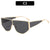 Futuristische geometrische Sonnenbrille