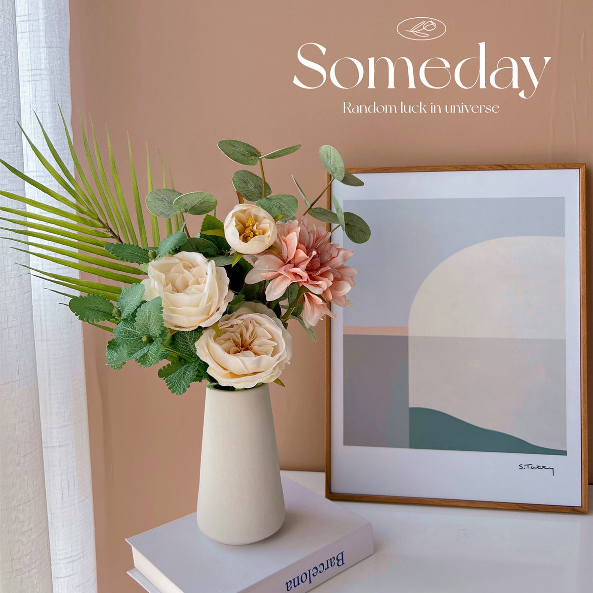 Elegante künstliche Blumenarrangement