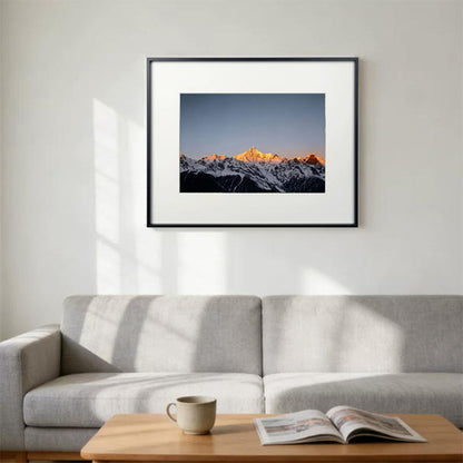 Landschaftsbild mit Rahmen