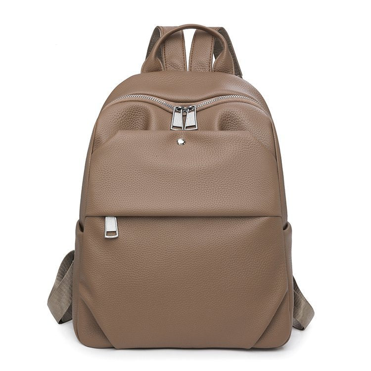 Premium Leder Laptop Rucksack Brehn