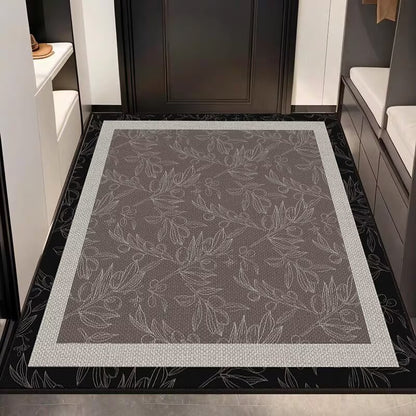 Elegante Texturierte Eingangsteppich