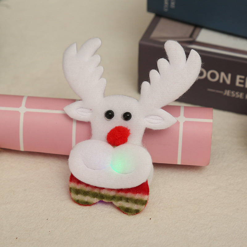 Weihnachts-Haarschmuck mit LED Lichtern Brehn