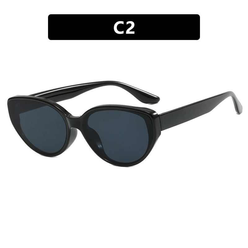 Damen modische Sonnenbrille mit einzigartiger Katzenaugenform Brehn