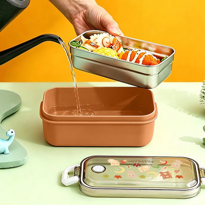 Dinosaur-Themen Mehrfach-Fächer Lunchbox