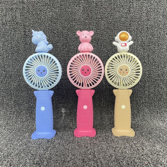 Unisex Tragbarer Mini-Handventilator mit Tierfiguren Brehn