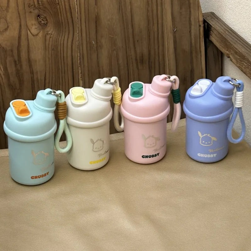 Damen Isoliertrinkflasche mit innovativem Verschlusssystem und süßem Tierdesign Brehn