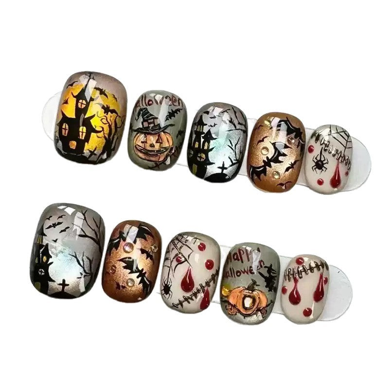 Kunstfingernägel Im Halloween-Motiv Brehn