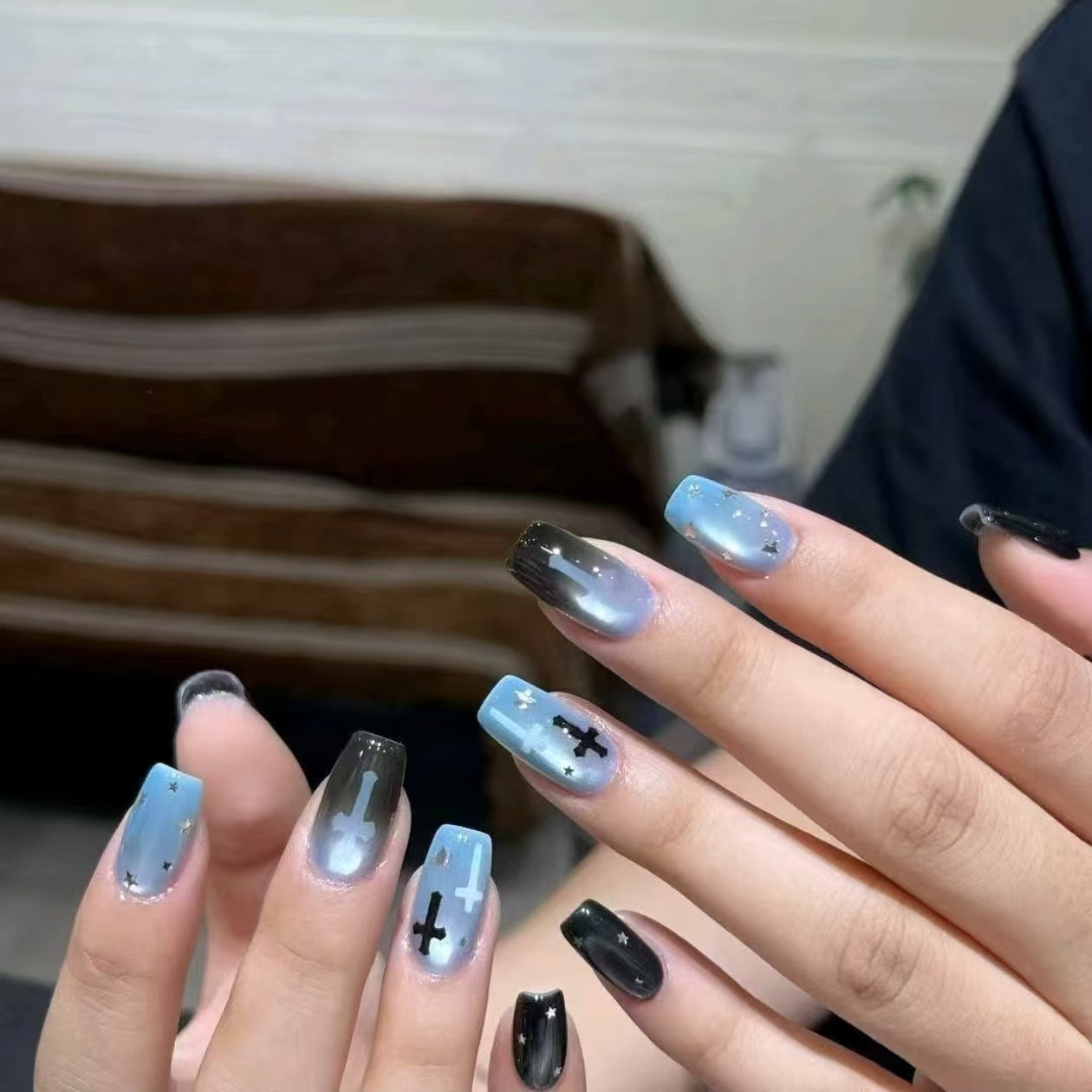 Künstlerisches Ombre Nagelkunst Set Brehn