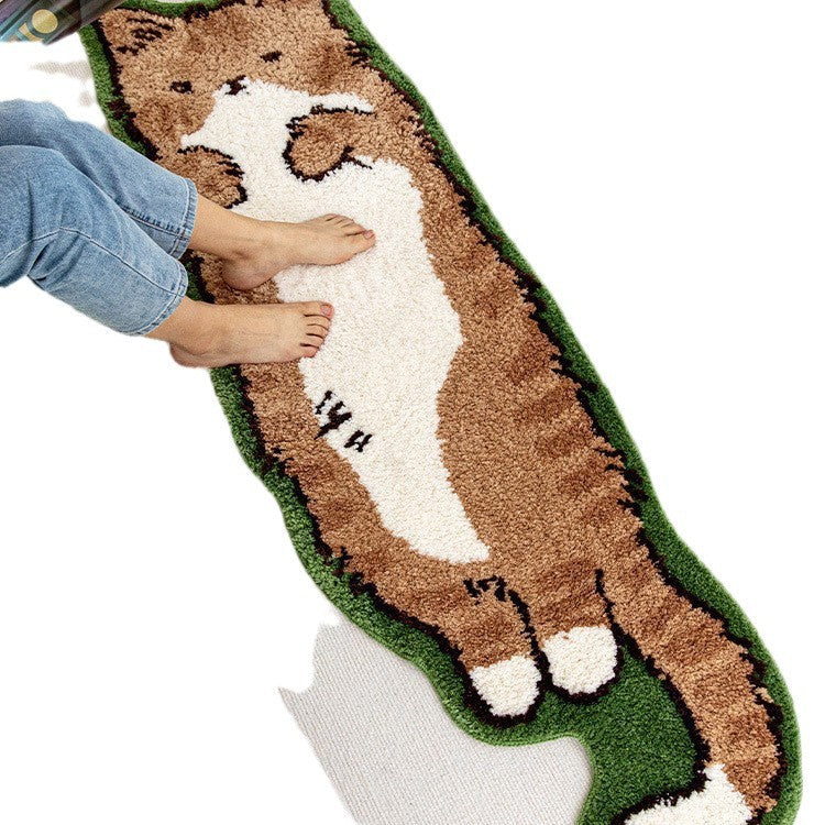 Niedliche katzenmotivierte Fußmatte