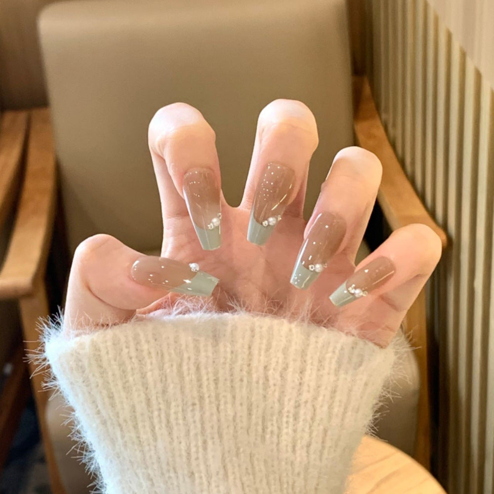 Niedliches Bären-Thema Press-On Nagelset Brehn