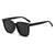 Klassische quadratische Sonnenbrille