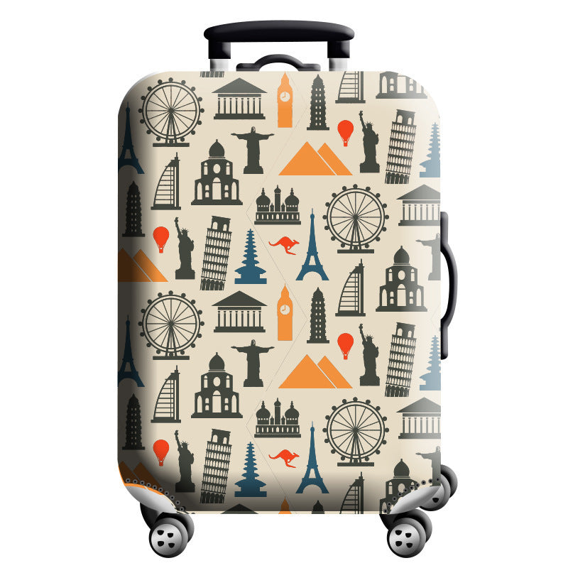 Unisex Hartschalenreisekoffer mit modernem geometrischen Design Brehn