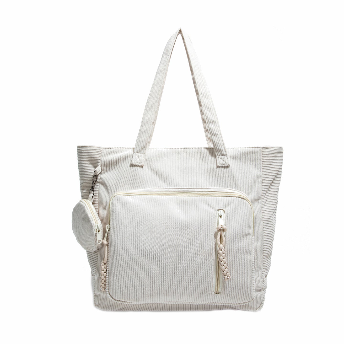 WoSpacious Mehrfach-Taschen Canvas Einkaufstasche Brehn