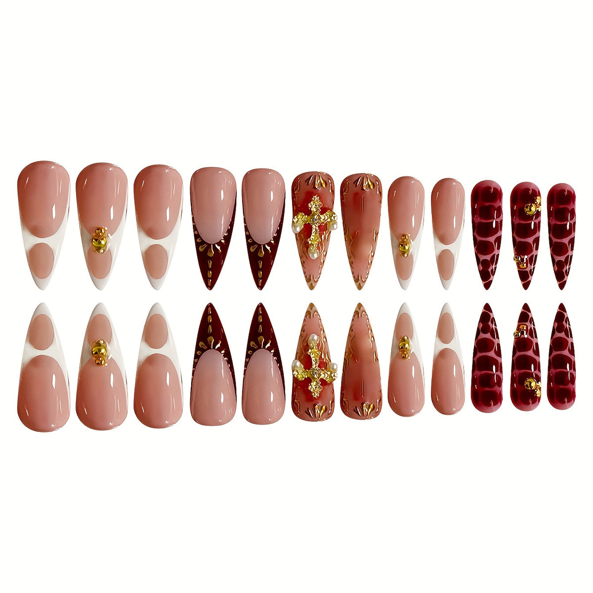Elegante Sculpted Nagelverlängerungen Brehn