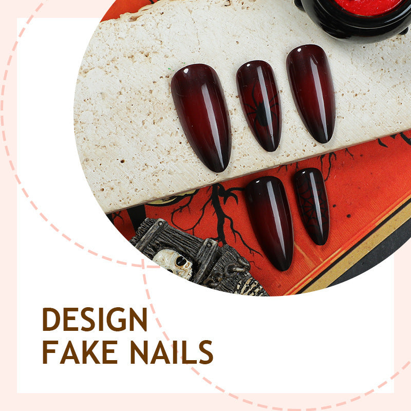 Kunstnagelset mit elegantem länglichen Design Brehn