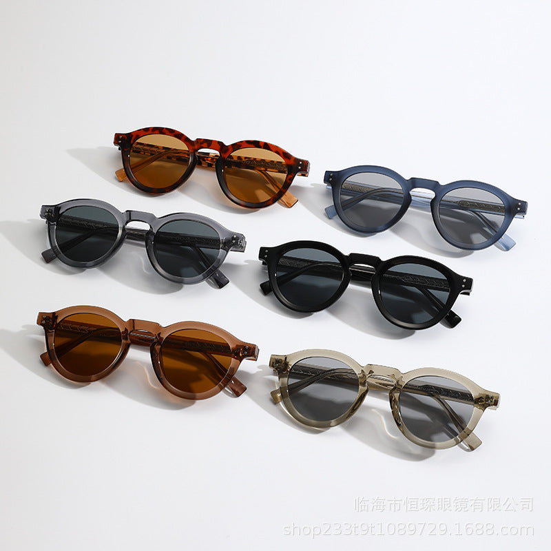 Damen modische Sonnenbrille im modernen Ovaldesign Brehn