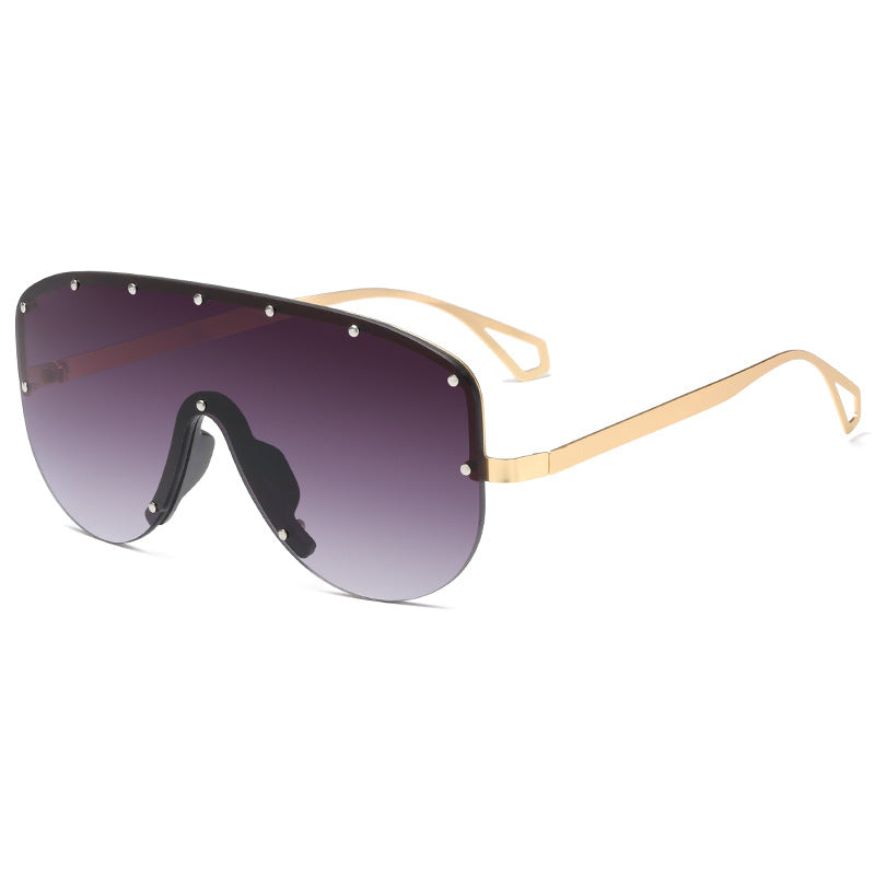 Damen Oversized Sonnenbrille mit modernem Rahmen Brehn