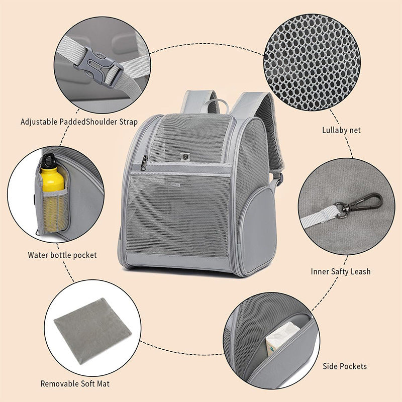 Tragbarer Haustierreise-Rucksack Brehn