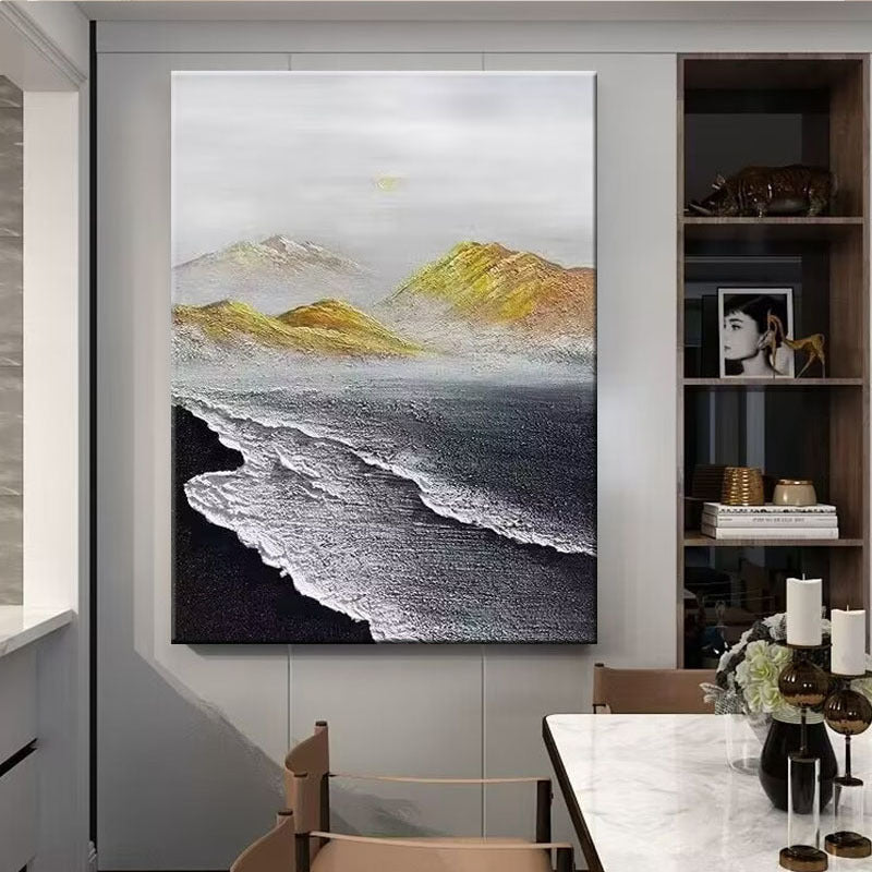 Texturierte Landschaft Leinwand Kunst