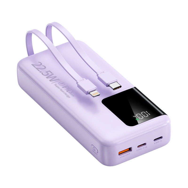 Powerbank mit dualen Schnellladeanschlüssen und digitaler Kapazitätsanzeige Brehn