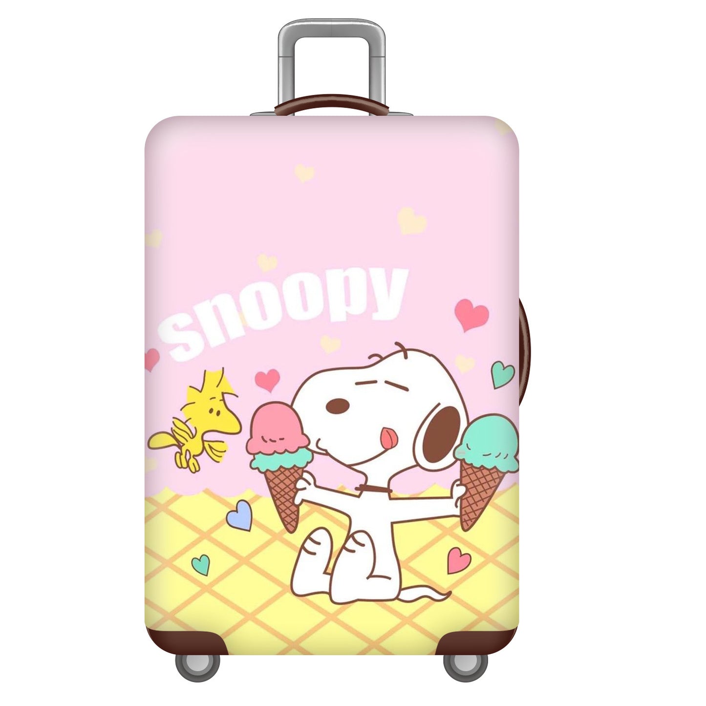 Damen Hartschalenreisekoffer mit süßem Snoopy-Design Brehn
