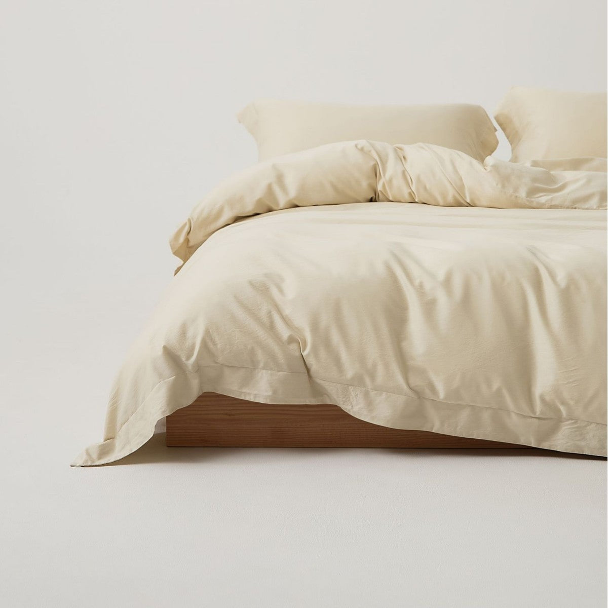 Bürstet Baumwolle Percale Bettbezug mit passendem Kissenbezug und Spannbetttuch