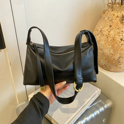 Elegante Moderne Leder Schultertasche Brehn
