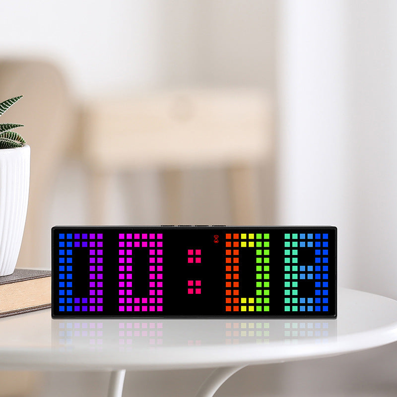 Digitaler LED-Wecker mit Farbwechsel Brehn