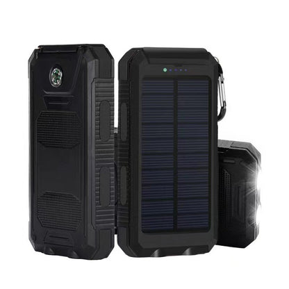 Solar-Ladegerät mit Integriertem Kompass und LED-Taschenlampe Brehn