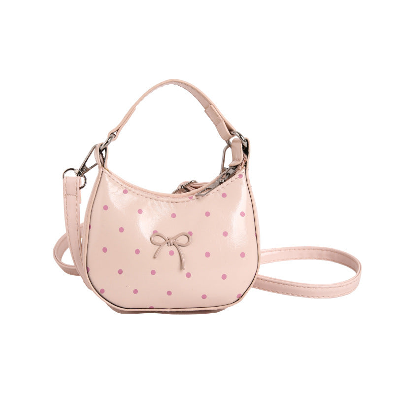 WoCharming Polka Dot Crossbody Handtasche Brehn