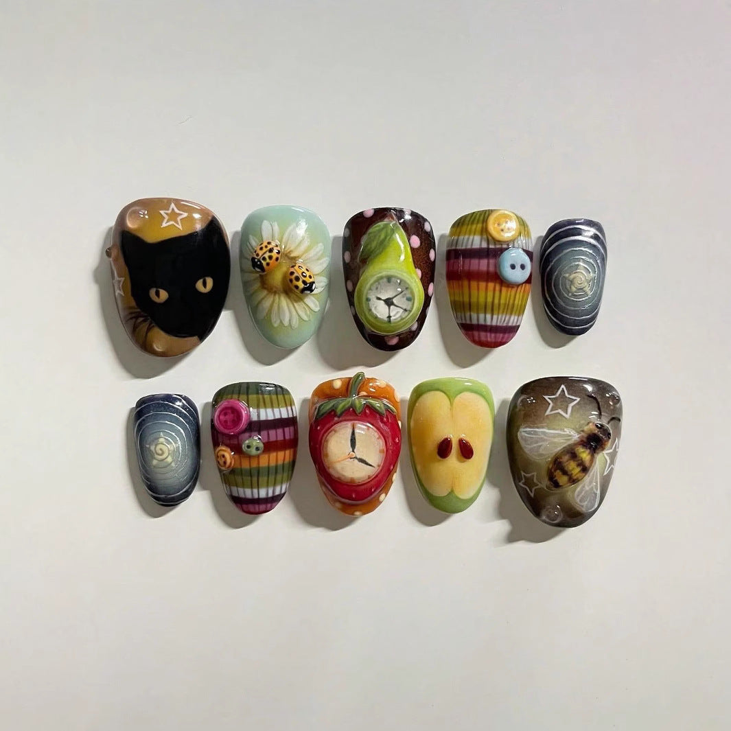 Artistisches Thema Nagelkunstkollektion Brehn