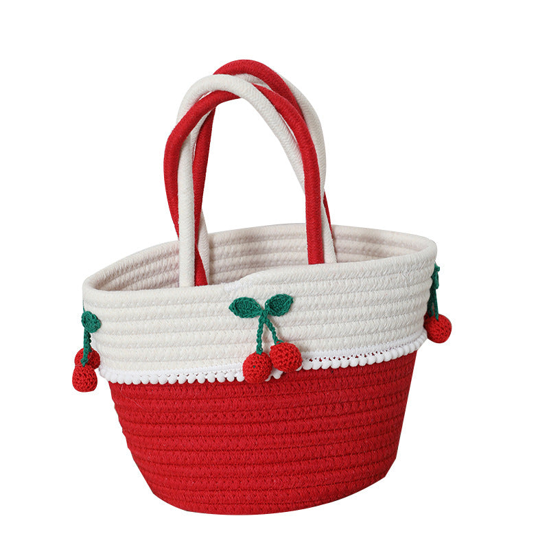 Damen handgefertigte Basttasche Brehn