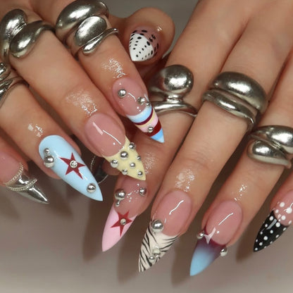 Künstlerische Gel-Nagelverlängerungen Brehn