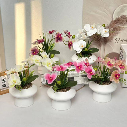 Elegante künstliche Orchideen-Blumenarrangement